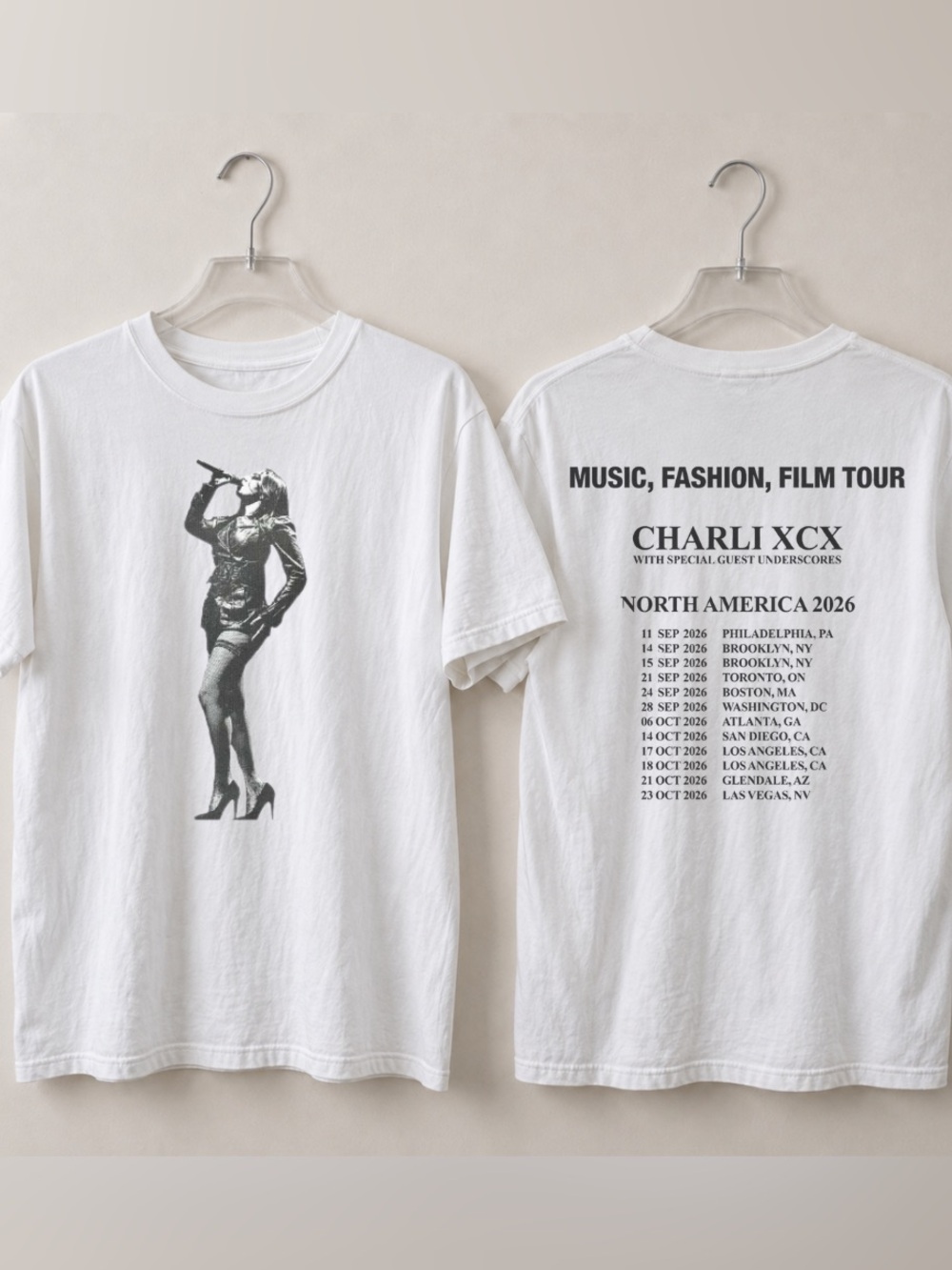 Charli XCX North America Tour Graphic Tee